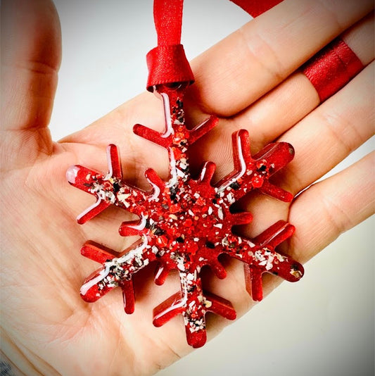 Memorial Snowflake Decoration - style 2