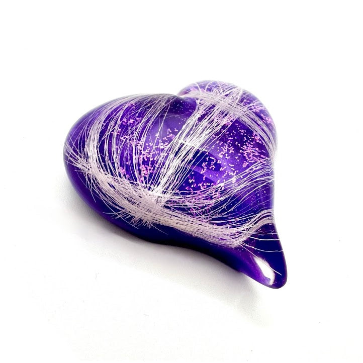 Pointed Heart Memorial Pebble
