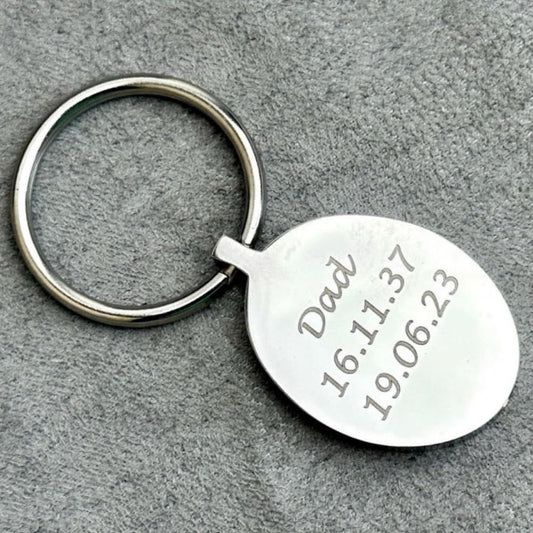 Self Fill Oval Urn Memorial Keyring