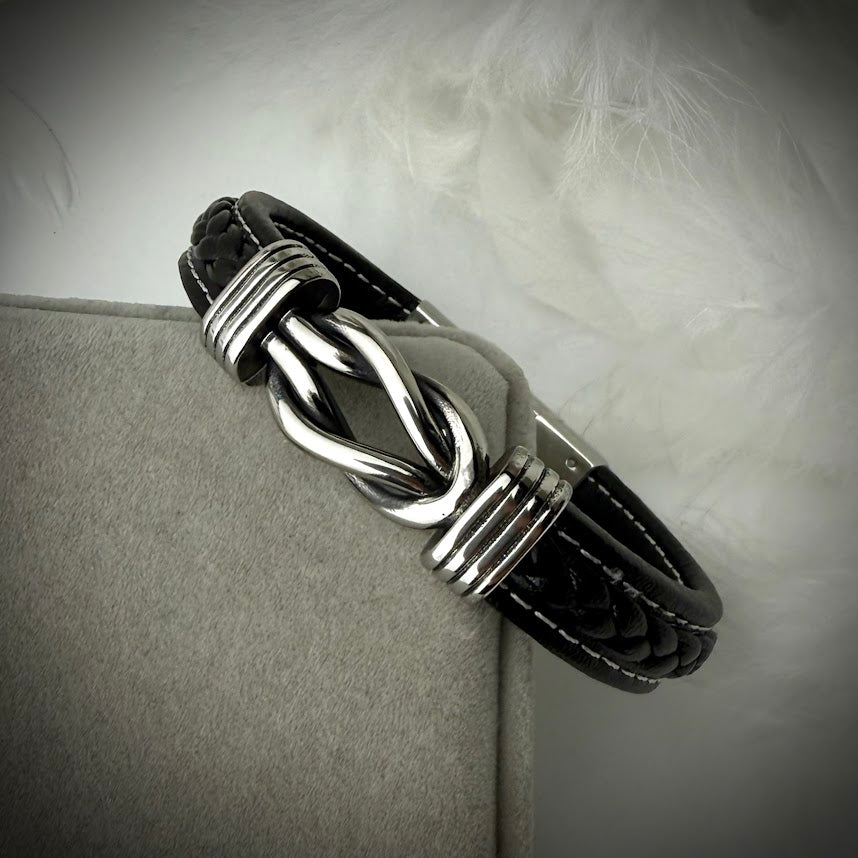 Braided Knot Self Fill Urn Memorial Bracelet