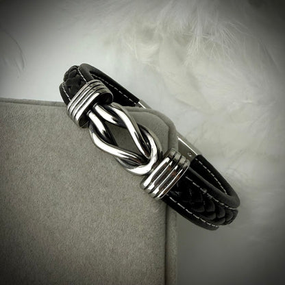 Braided Knot Self Fill Urn Memorial Bracelet