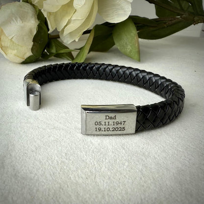 Braided Self Fill Ashes Urn Memorial Bracelet