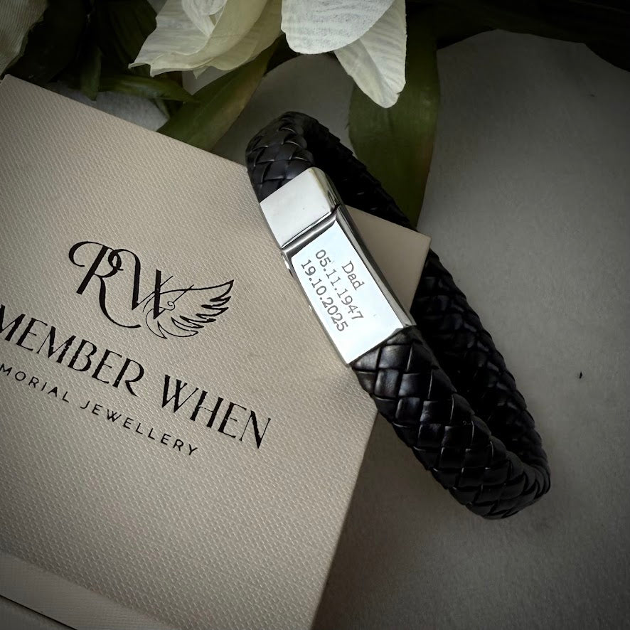 Braided Self Fill Ashes Urn Memorial Bracelet