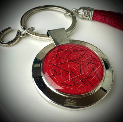Engraved /  photo Memorial keyring