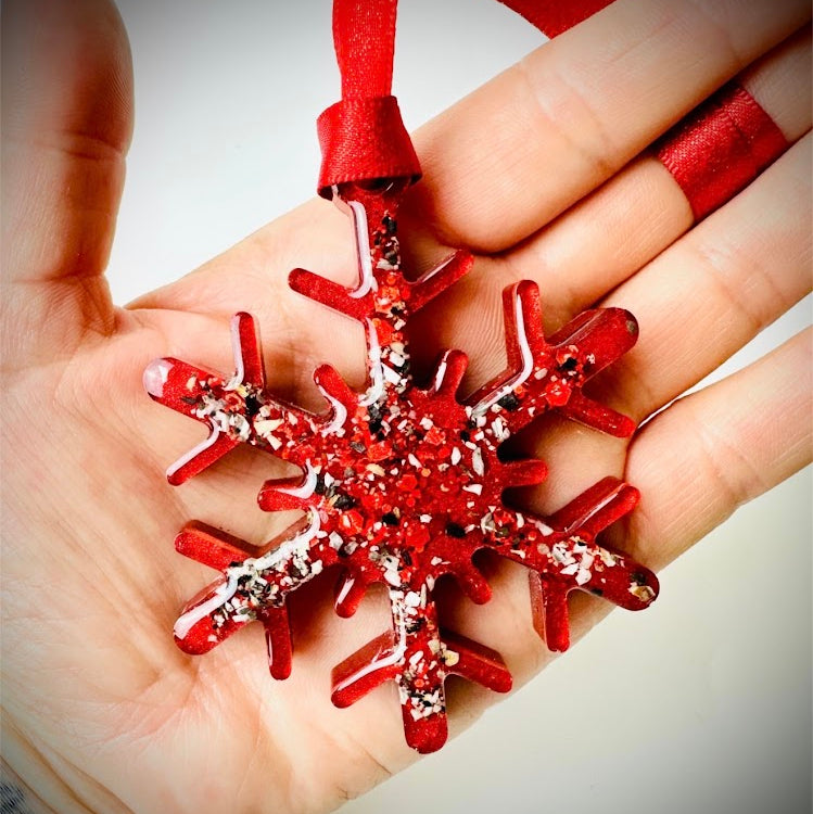 Memorial Snowflake Decoration - style 2