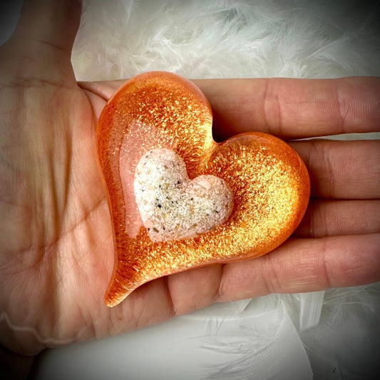 Pointed Heart Memorial Paperweight