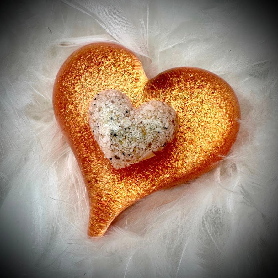 Pointed Heart Memorial Paperweight