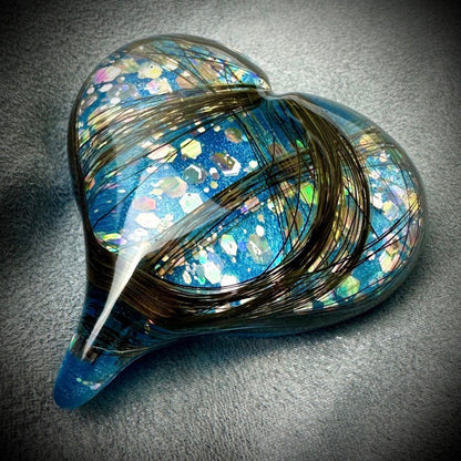 Pointed Heart Memorial Paperweight