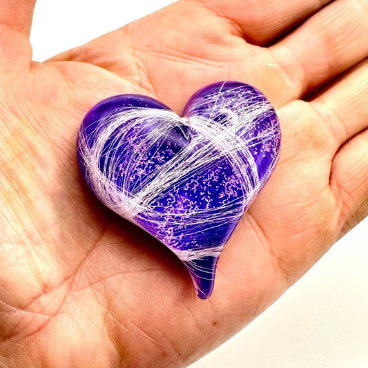 Pointed Heart Memorial Pebble