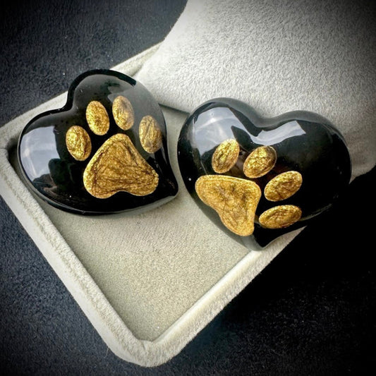 Wavy Heart Memorial Pebble