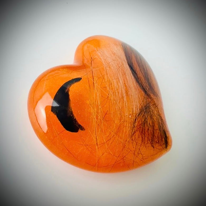 Wavy Heart Memorial Pebble