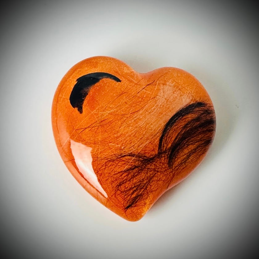 Wavy Heart Memorial Pebble