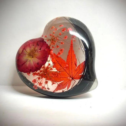 Wavy Heart Memorial Paperweight