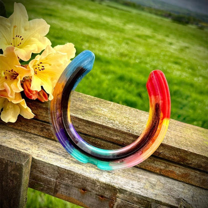 Single Horsehair / Ashes Memorial Horseshoe
