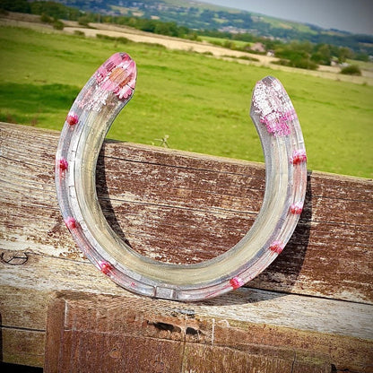 Single Horsehair / Ashes Memorial Horseshoe