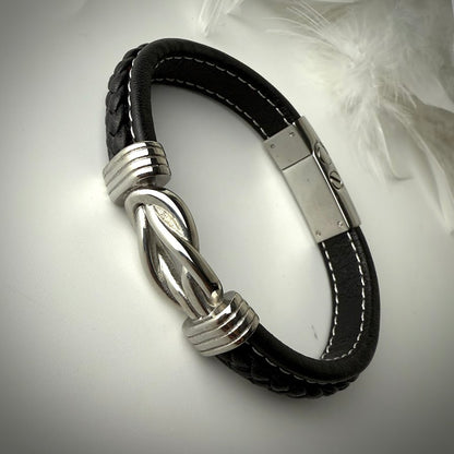 Braided Knot Self Fill Urn Memorial Bracelet