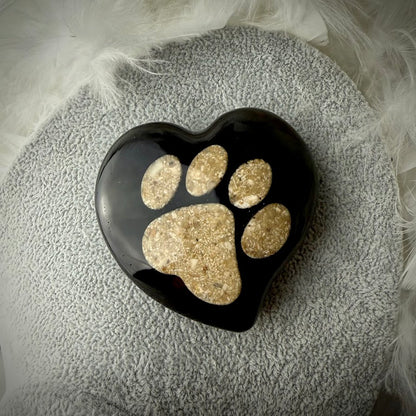 Wavy Heart Memorial Paperweight