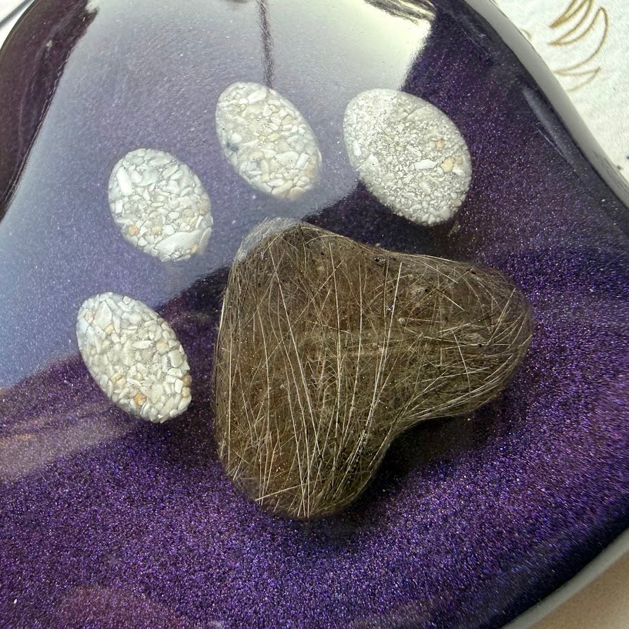 Wavy Heart Memorial Paperweight
