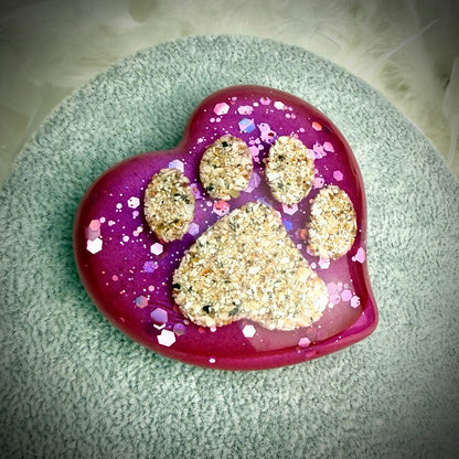 Wavy Heart Memorial Paperweight