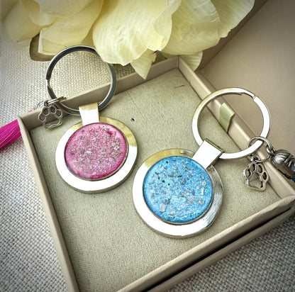 Engraved /  photo Memorial keyring