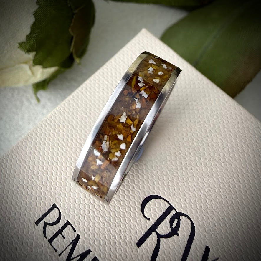 Titanium 6mm Channel Memorial Ring
