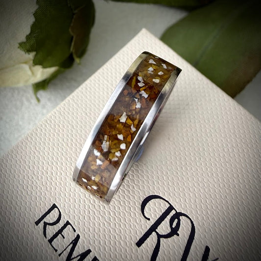 Titanium 6mm Channel Memorial Ring