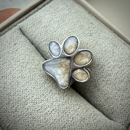 Sterling Silver Paw Bracelet Memorial Charm