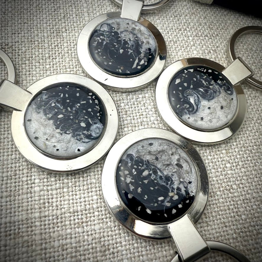 Engraved /  photo Memorial keyring