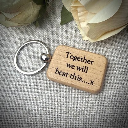 Engraved Wooden Keepsake Keyring