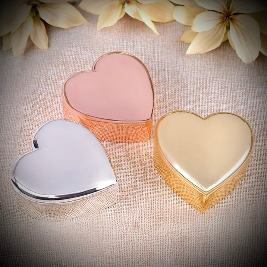 Engraved Keepsake Heart Trinket Box