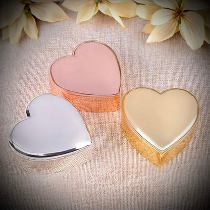 Engraved Keepsake Heart Trinket Box