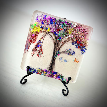 Hair/ Horse hair Tree of Life Tile