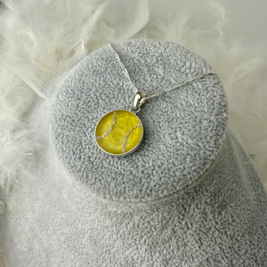 Sterling Silver Simple Round Memorial Pendant