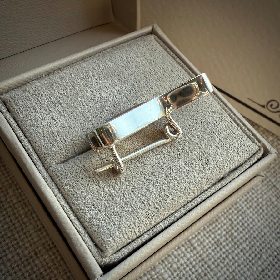 Sterling Silver Classic Robin Memorial Brooch/Pin