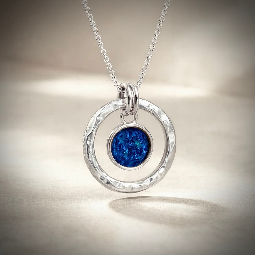 Sterling Silver Circle of Life Memorial Pendant