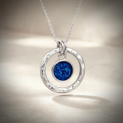 Sterling Silver Circle of Life Memorial Pendant