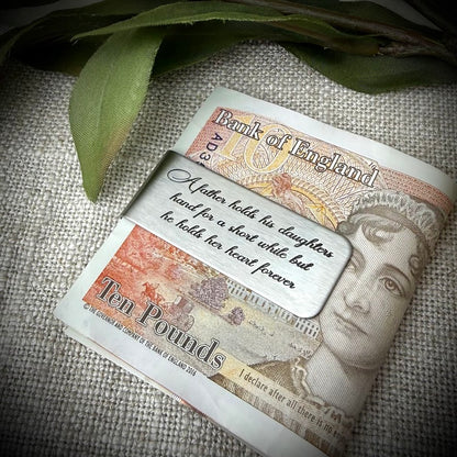 Engraved Stainless Keepsake Money Clip