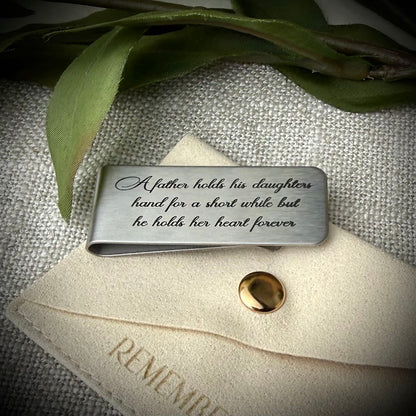 Engraved Stainless Keepsake Money Clip