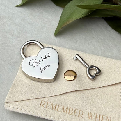 Engraved Keepsake Love Lock