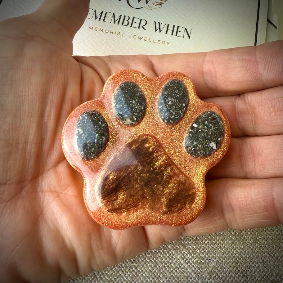 Paw Memorial Paperweight