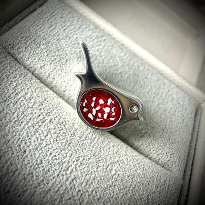 Sterling Silver Robin Bracelet Memorial Charm