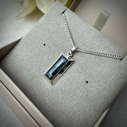 Sterling Silver Bullion Bar Memorial Pendant