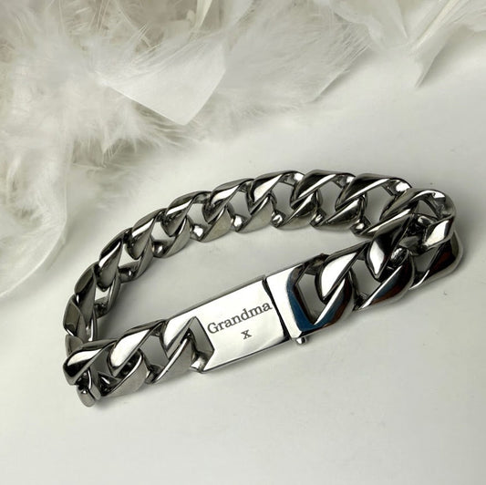 Large Link Self Fill Urn Memorial Bracelet