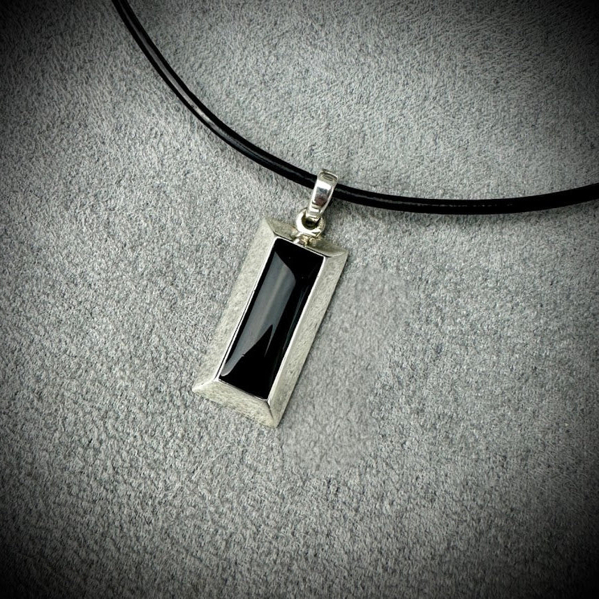 Sterling Silver Bullion Bar Memorial Pendant