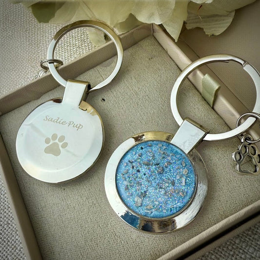 Engraved /  photo Memorial keyring