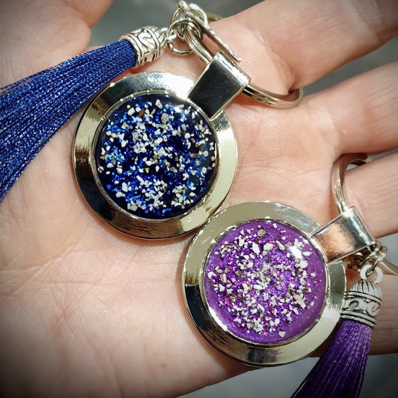 Engraved /  photo Memorial keyring