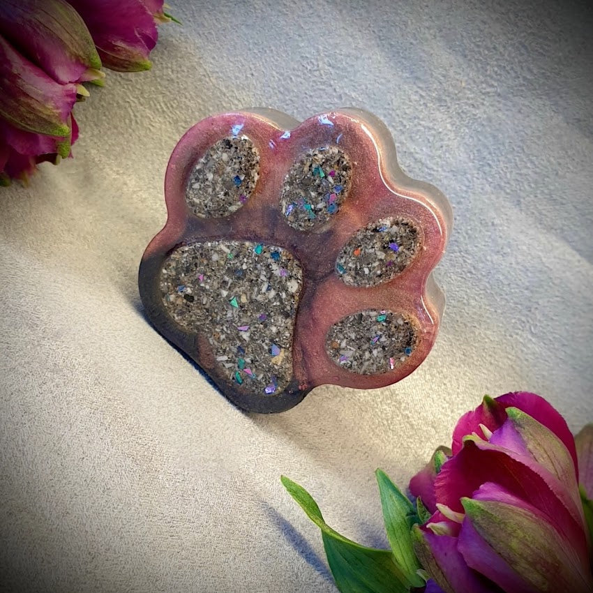 Paw Memorial Paperweight
