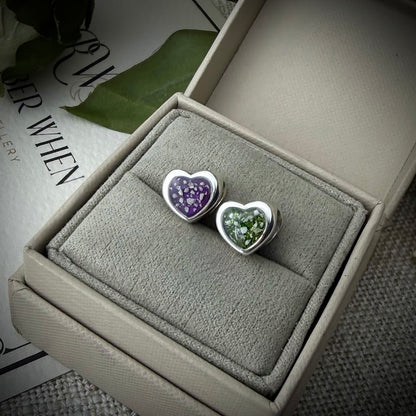 Sterling Silver Heart Bracelet Memorial Charm