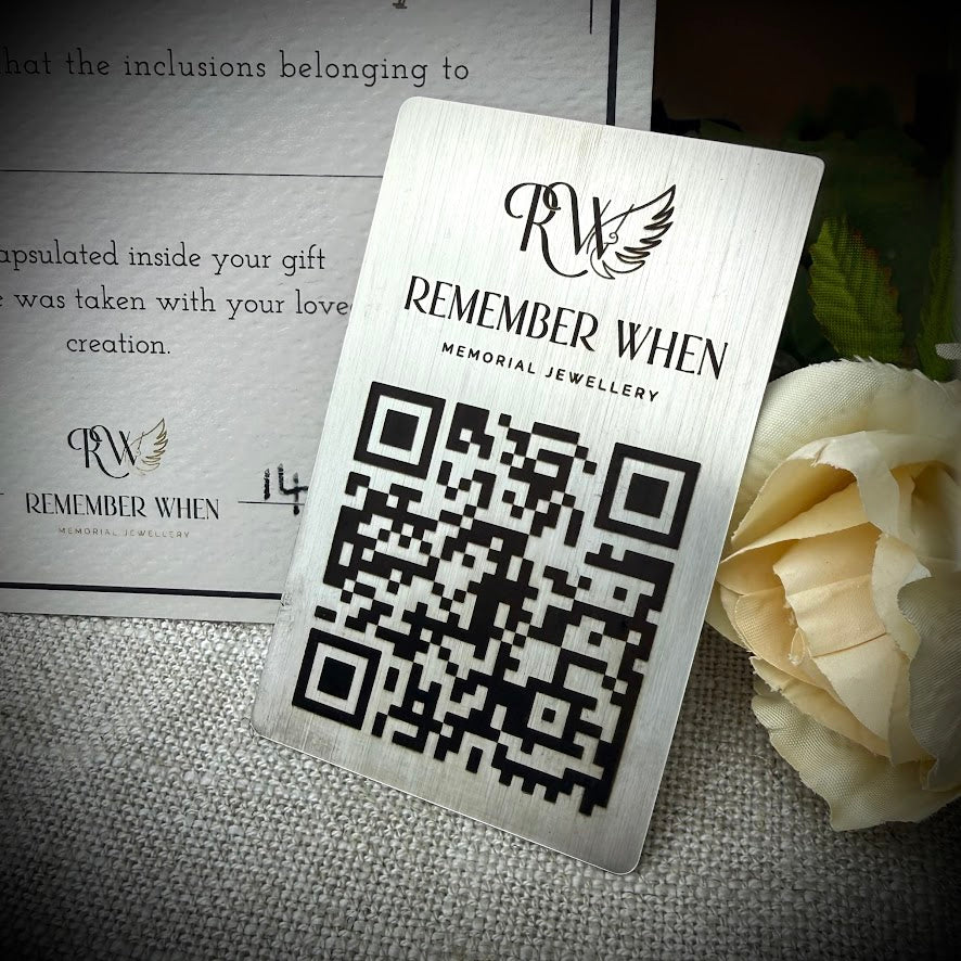 Engraved Stainless Keepsake Wallet Card