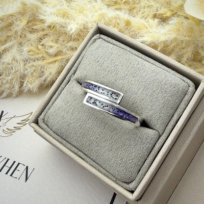 Sterling Silver Wrap around Memorial Ring
